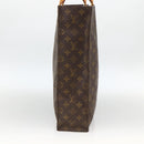 LOUIS VUITTON Monogram Sac Plat Hand Bag M51140 LV Auth th6661-3