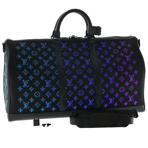 LOUIS VUITTON Monogram Light Up Keepall Bandouliere 50 Boston M44770 Auth 32711SM