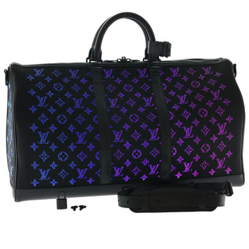 LOUIS VUITTON Monogram Light Up Keepall Bandouliere 50 Boston M44770 Auth 32711SM