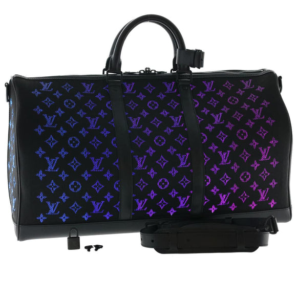 LOUIS VUITTON Monogram Light Up Keepall Bandouliere 50 Boston M44770 Auth 32711SM