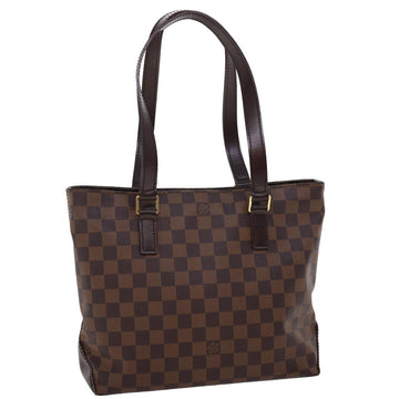 LOUIS VUITTON Damier Ebene Cabas Piano Tote Bag N51187 LV Auth 26496AV