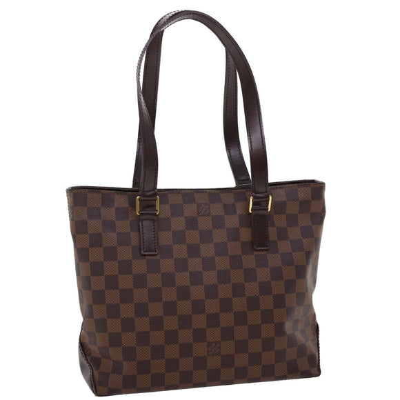 LOUIS VUITTON Damier Ebene Cabas Piano Tote Bag N51187 LV Auth 26496AV