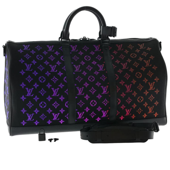 LOUIS VUITTON Monogram Light Up Keepall Bandouliere 50 Boston M44770 Auth 32711SM