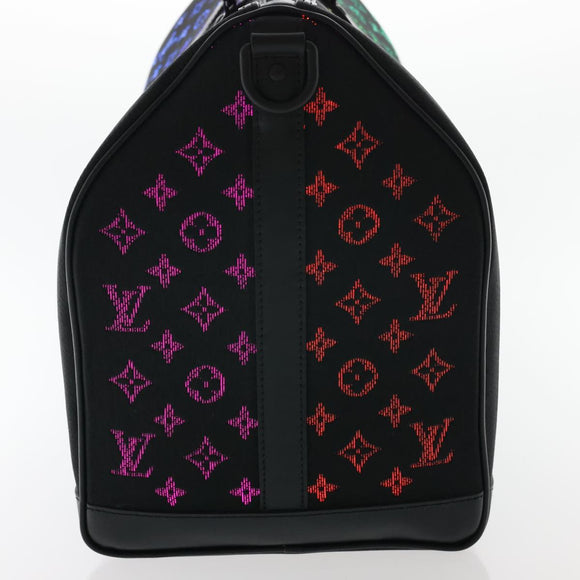 LOUIS VUITTON Monogram Light Up Keepall Bandouliere 50 Boston M44770 Auth 32711SM