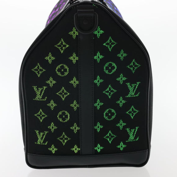 LOUIS VUITTON Monogram Light Up Keepall Bandouliere 50 Boston M44770 Auth 32711SM