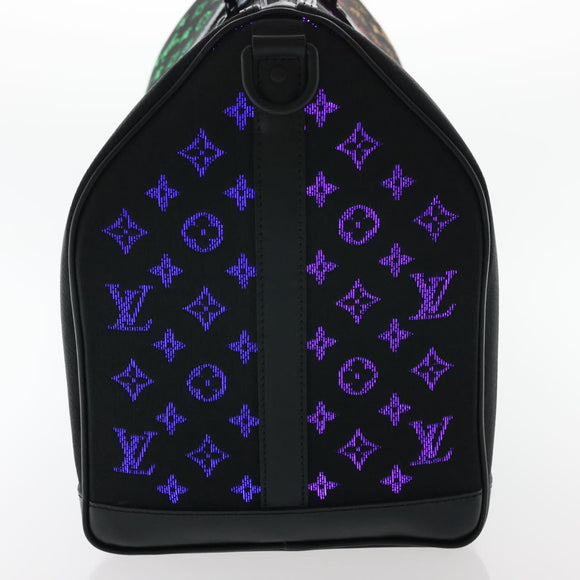 LOUIS VUITTON Monogram Light Up Keepall Bandouliere 50 Boston M44770 Auth 32711SM