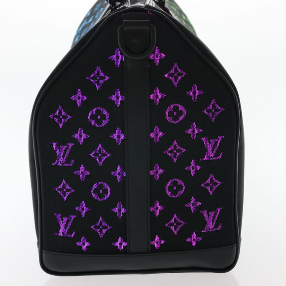 LOUIS VUITTON Monogram Light Up Keepall Bandouliere 50 Boston M44770 Auth 32711SM