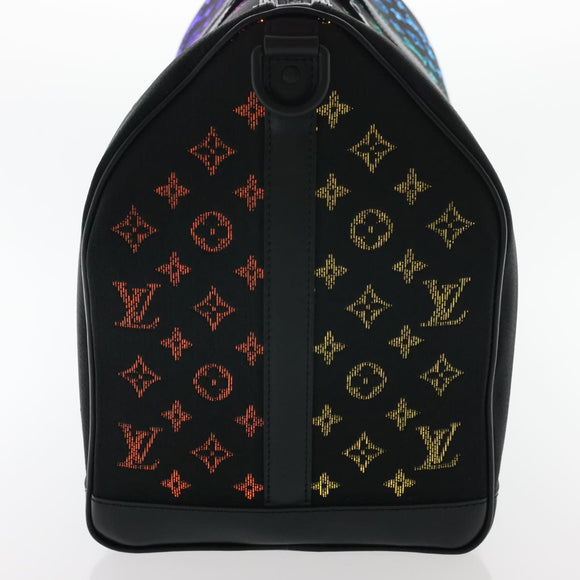 LOUIS VUITTON Monogram Light Up Keepall Bandouliere 50 Boston M44770 Auth 32711SM