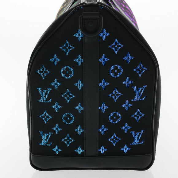 LOUIS VUITTON Monogram Light Up Keepall Bandouliere 50 Boston M44770 Auth 32711SM