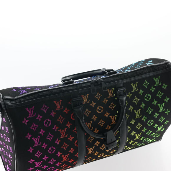 LOUIS VUITTON Monogram Light Up Keepall Bandouliere 50 Boston M44770 Auth 32711SM