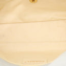 CHANEL Lamb Skin Matelasse Double Chain Shoulder Bag Gray CC Auth am1097gV-10
