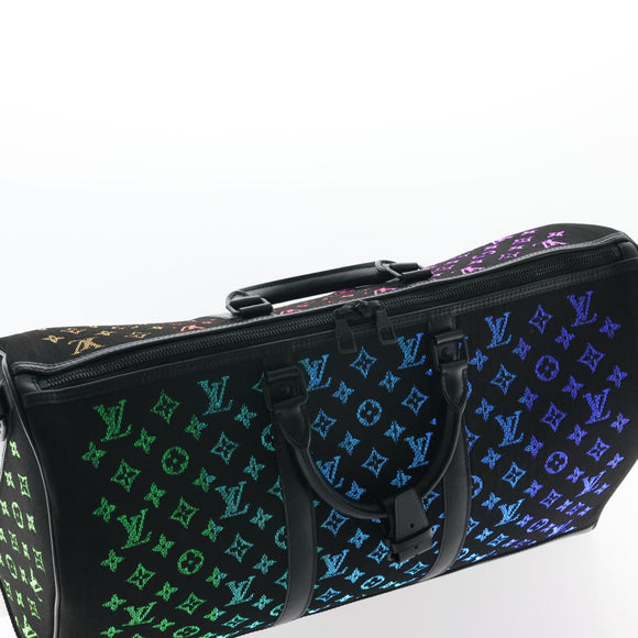 LOUIS VUITTON Monogram Light Up Keepall Bandouliere 50 Boston M44770 Auth 32711SM