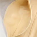 CHANEL Lamb Skin Matelasse Double Chain Shoulder Bag Gray CC Auth am1097gA-25