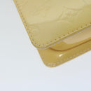 LOUIS VUITTON Monogram Vernis Motto Pouch Marshmallow Pink M91312 LV Auth 50129-16