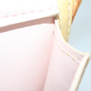 LOUIS VUITTON Monogram Vernis Motto Pouch Marshmallow Pink M91312 LV Auth 50129-12