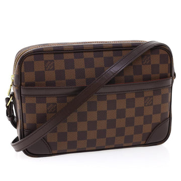 LOUIS VUITTON Damier Ebene Trocadero 27 Shoulder Bag N48085 LV Auth 27264SAV