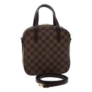 LOUIS VUITTON Damier Ebene Spontini Hand Bag SP Order N48021 LV Auth 27266AV-1