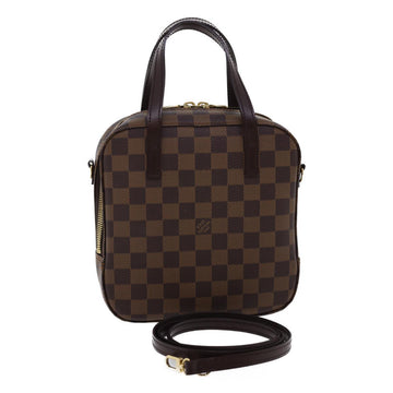 LOUIS VUITTON Damier Ebene Spontini Hand Bag SP Order N48021 LV Auth 27266AV
