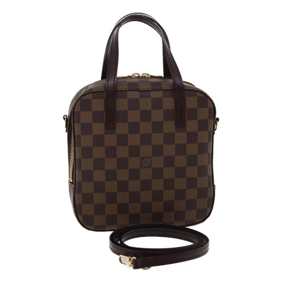 LOUIS VUITTON Damier Ebene Spontini Hand Bag SP Order N48021 LV Auth 27266AV