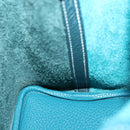 HERMES Picotin Rock 18 PM Hand Bag Taurillon Clemence Blue Green Auth 27689SM-19