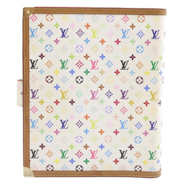 LOUIS VUITTON Multicolor Agenda GM Day Planner Cover White R20894 LV am701sA - 0