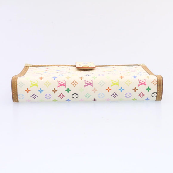 LOUIS VUITTON Multicolor Agenda GM Day Planner Cover White R20894 LV am701sA