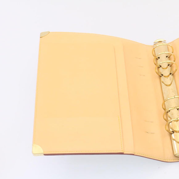 LOUIS VUITTON Multicolor Agenda GM Day Planner Cover White R20894 LV am701sA