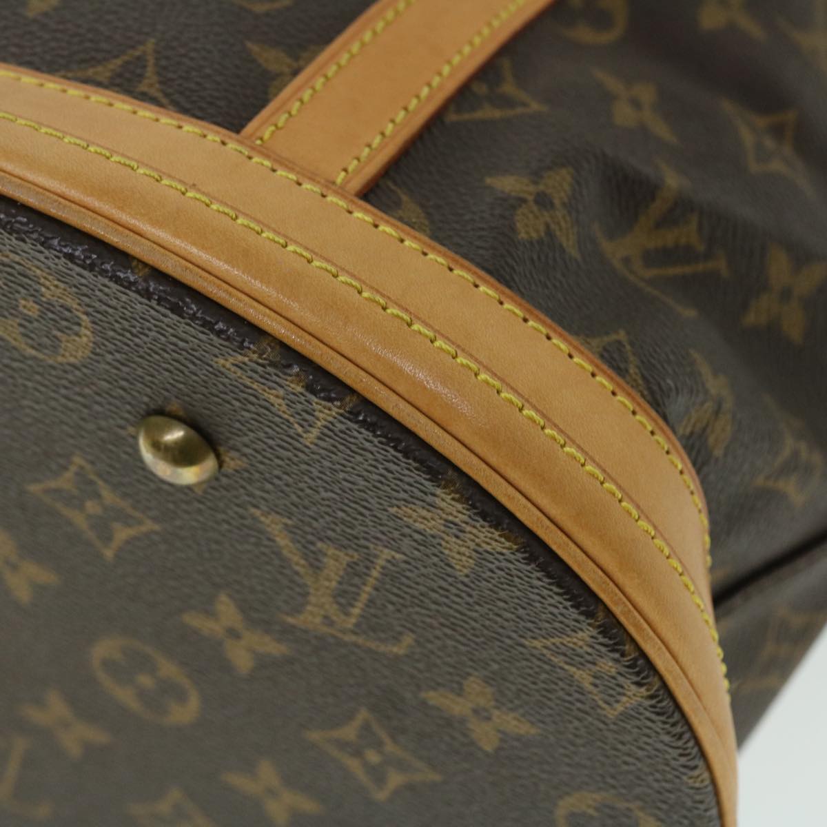 LOUIS VUITTON Monogram Bucket GM Shoulder Bag M42236 LV Auth 25093C