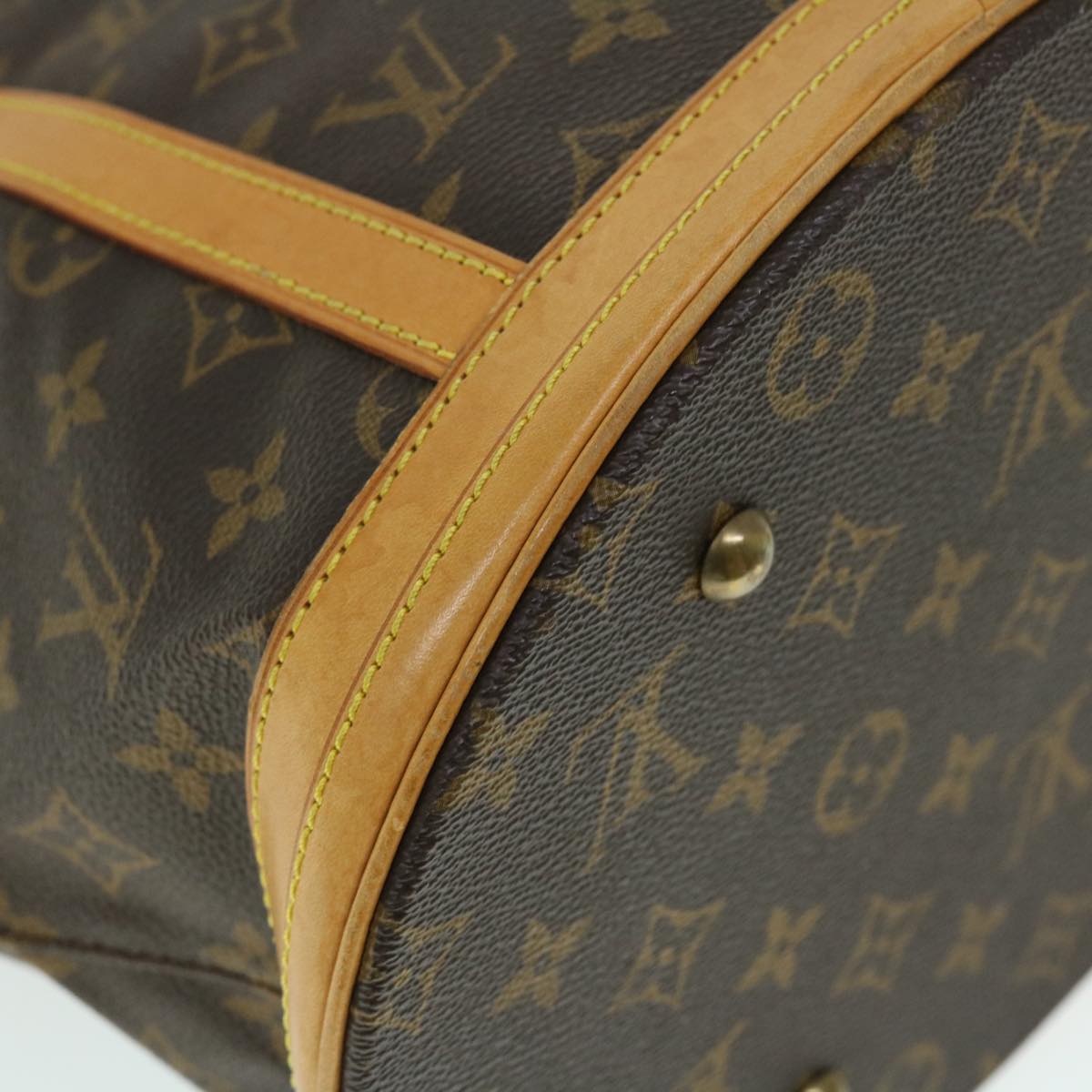 LOUIS VUITTON Monogram Bucket GM Shoulder Bag M42236 LV Auth 25093C