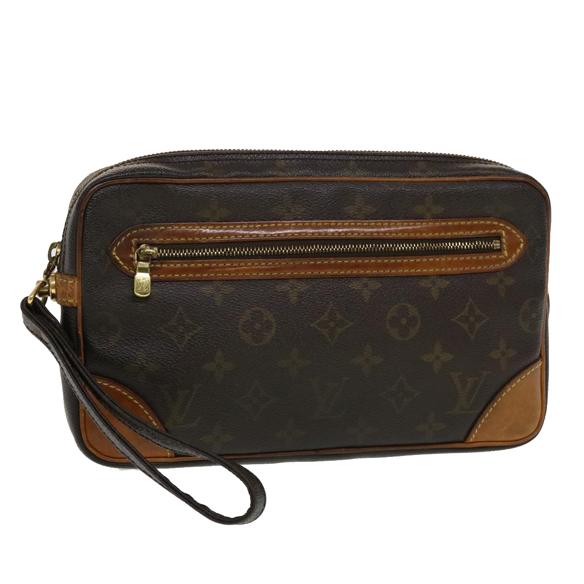 LOUIS VUITTON Monogram Marly Dragonne GM Clutch Bag M51825 LV Auth ai663