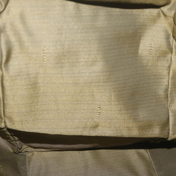 FENDI Zucca Canvas Boston Bag Brown Black Auth yk8493