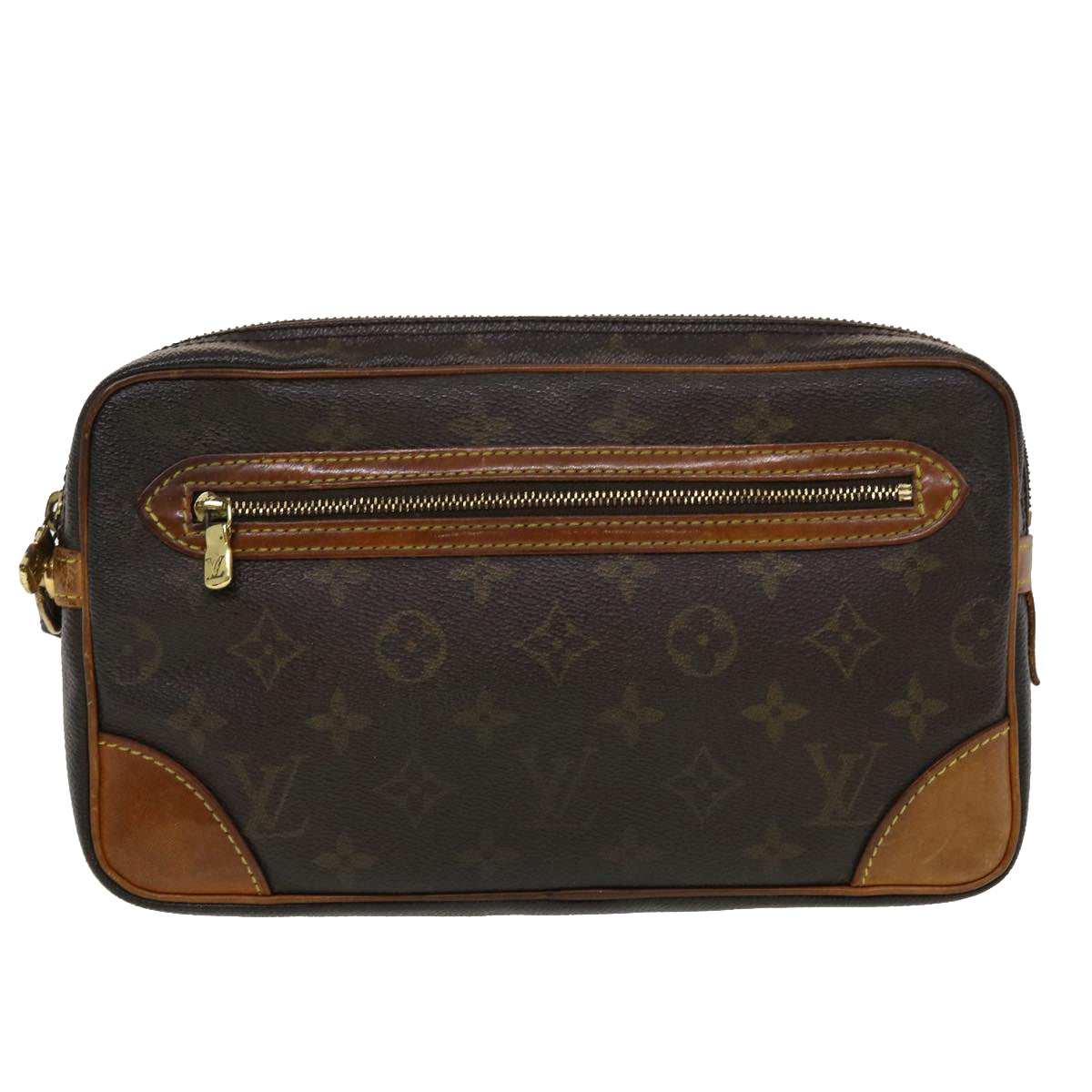 LOUIS VUITTON Monogram Marly Dragonne GM Clutch Bag M51825 LV Auth ai663