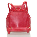 LOUIS VUITTON Epi Montsouris MM Backpack Red LV Auth am2389sS-2