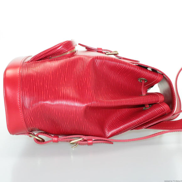 LOUIS VUITTON Epi Montsouris MM Rucksack Rot LV Auth am2389sSM