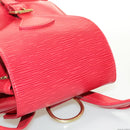 LOUIS VUITTON Epi Montsouris MM Rucksack Rot LV Auth am2389sSM-5