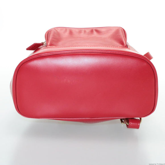 LOUIS VUITTON Epi Montsouris MM Rucksack Rot LV Auth am2389sSM