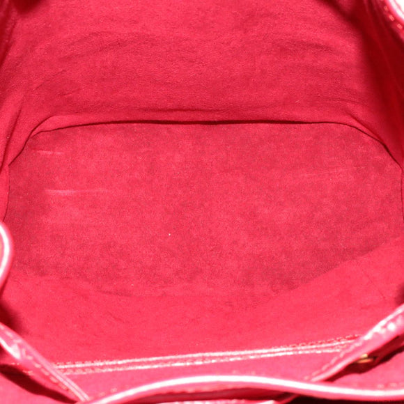 LOUIS VUITTON Epi Montsouris MM Backpack Red LV Auth am2389sS