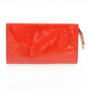 LOUIS VUITTON Monogram Vernis Bucket PM Shoulder Bag SP Order Rouge Auth 22324SM-11