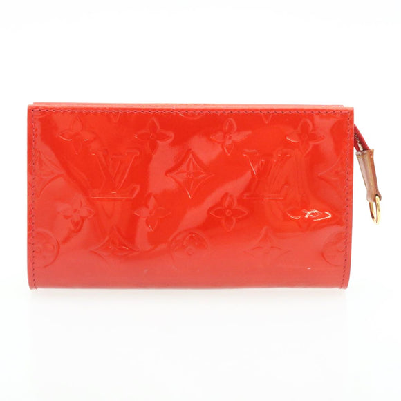 LOUIS VUITTON Monogram Vernis Bucket PM Shoulder Bag SP Order Rouge Auth 22324SM