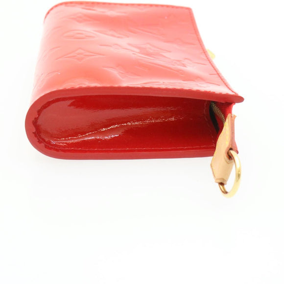 LOUIS VUITTON Monogram Vernis Bucket PM Shoulder Bag SP Order Rouge Auth 22324SM