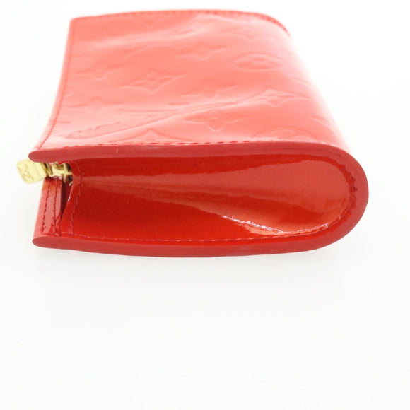 LOUIS VUITTON Monogram Vernis Bucket PM Shoulder Bag SP Order Rouge Auth 22324SM