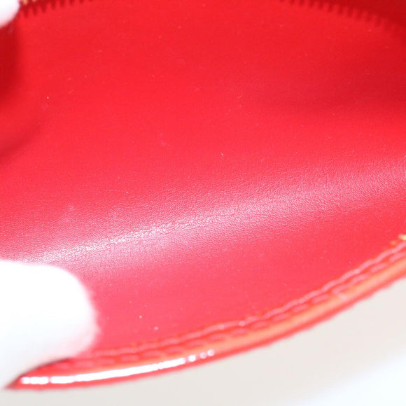 LOUIS VUITTON Monogram Vernis Bucket PM Shoulder Bag SP Order Rouge Auth 22324SM