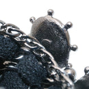 CHANEL Bangle Bracelet Metal Black CC Auth am1441sSA-7