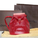 LOUIS VUITTON Epi Montsouris MM Rucksack Rot LV Auth am2389sSM-12
