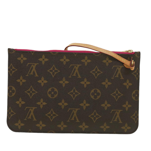 LOUIS VUITTON Monogram Neverfull MM Pouch Accessory Pouch LV Auth am4110