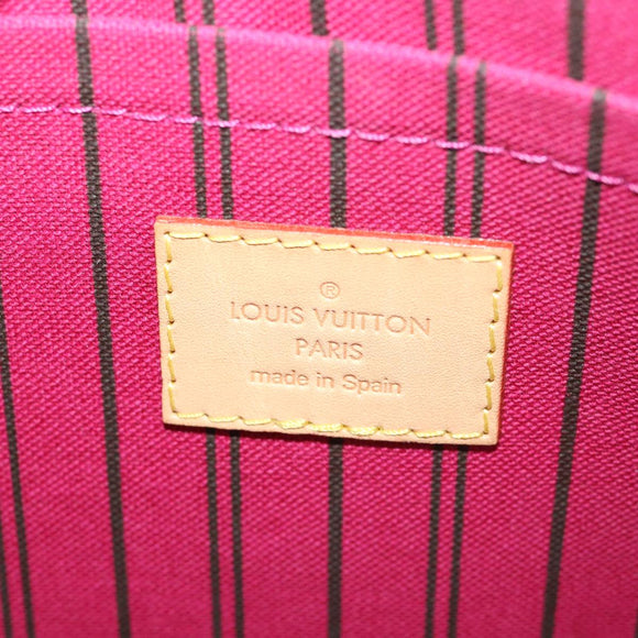 LOUIS VUITTON Monogram Neverfull MM Pouch Accessory Pouch LV Auth am4110