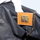 FENDI Pecan Canvas Pouch Shoulder Bag Coated Canvas 2Set Brown Black Auth ti1034-14