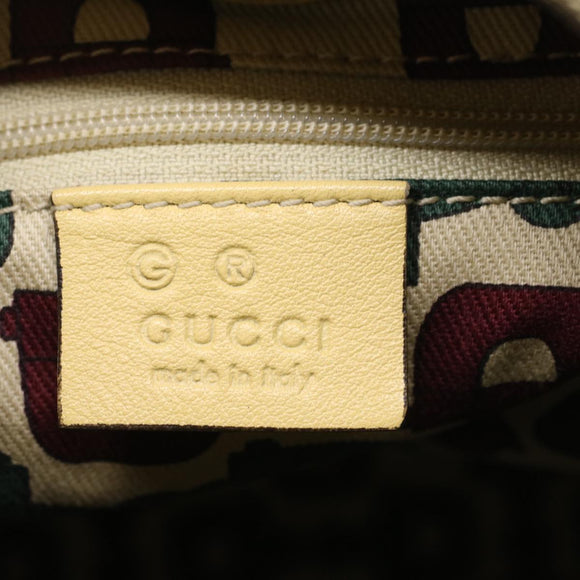 GUCCI GG Canvas Guccissima Shoulder Bag Outlet Black 257268 Auth ti1188