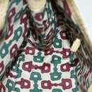 GUCCI GG Canvas Guccissima Shoulder Bag Outlet Black 257268 Auth ti1188-20