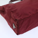 PRADA Hand Bag Nylon Red Auth ti1240-10